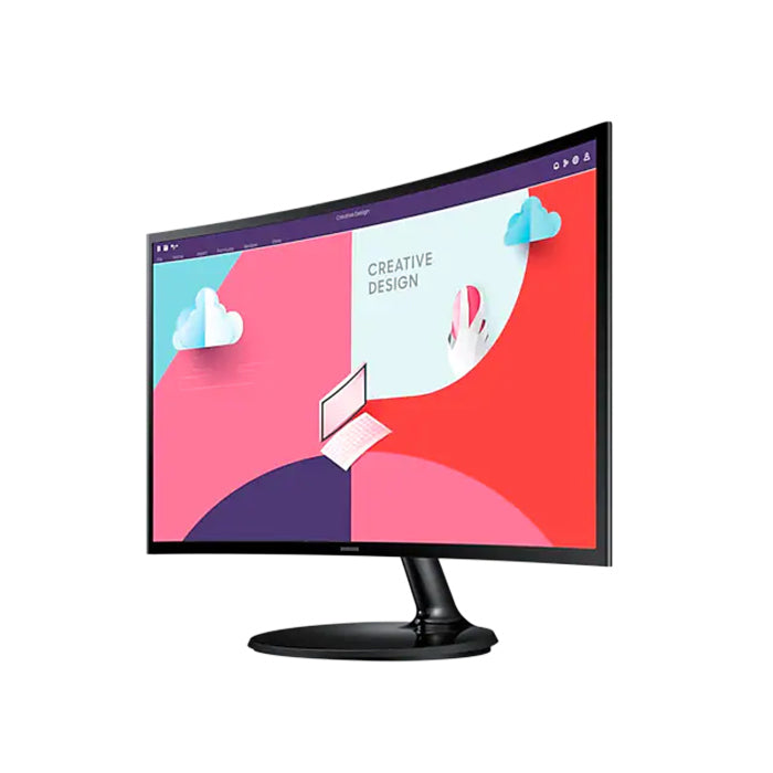 Samsung S3 S24C360EAM 24" VA 75Hz 4ms (GTG) FHD Essential 1800R Curved Monitor With AMD FreeSync