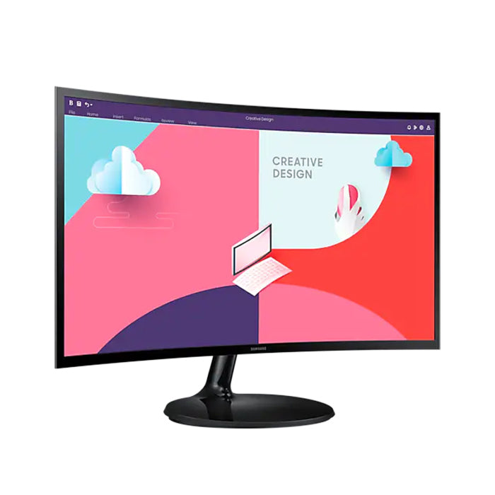 Samsung S3 S24C360EAM 24" VA 75Hz 4ms (GTG) FHD Essential 1800R Curved Monitor With AMD FreeSync