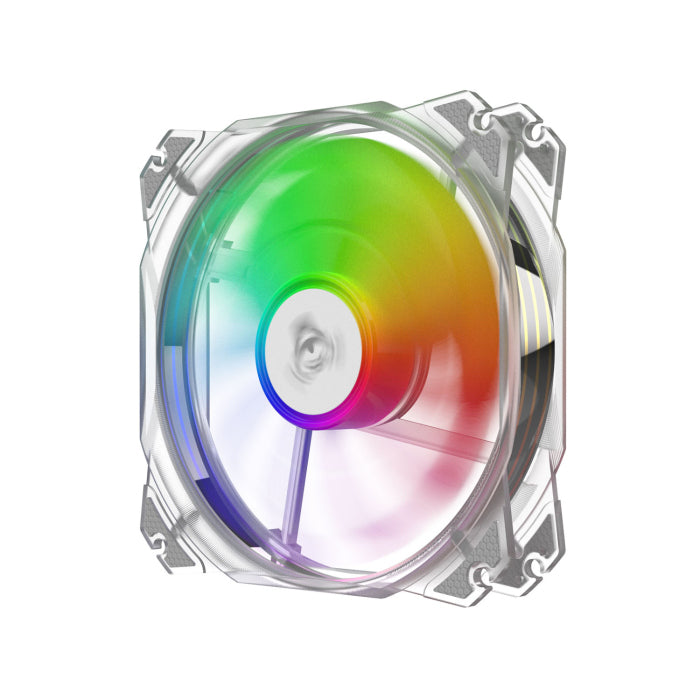 Alseye M120-P MAX Series 120mm RGB Single Case Fan - White
