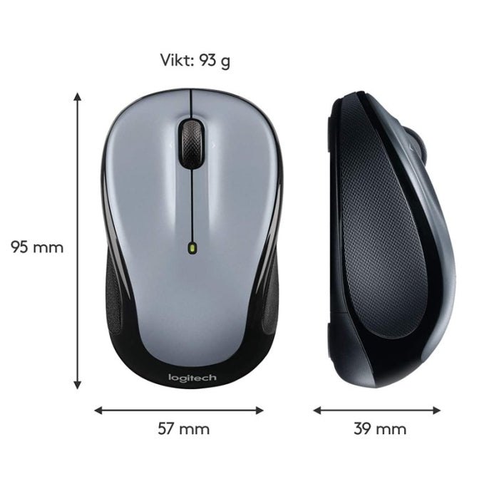 Logitech M325 Wireless Mouse Silver