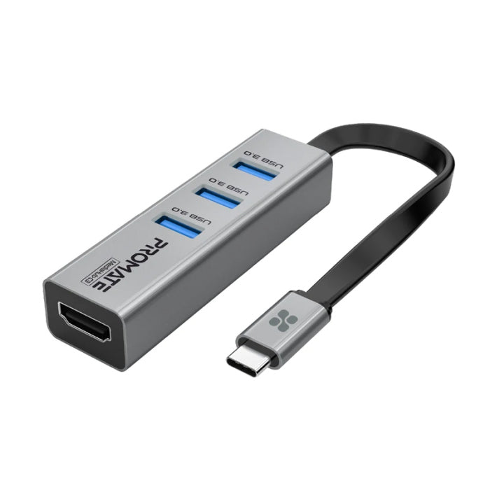 Promate Media Hub 4K Vivid Clarity USB-C to HDMI Adapter