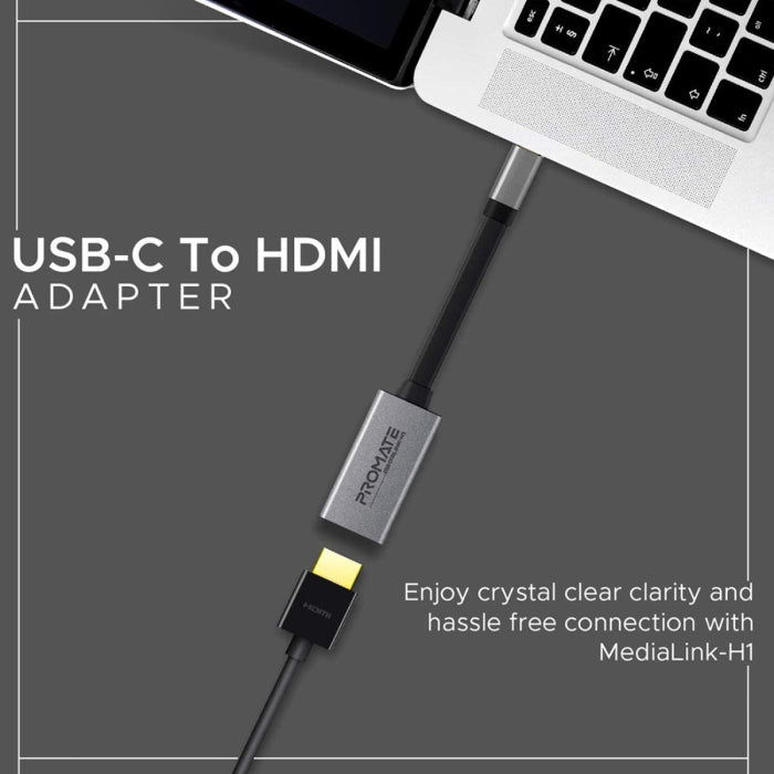 Promate MediaLink-H1 High Definition USB-C to HDMI Adapter