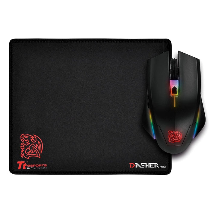 Thermaltake Tt eSPORTS Talon Elite RGB Wired Gaming Mouse + Slim Dasher Mini Gaming MousePad