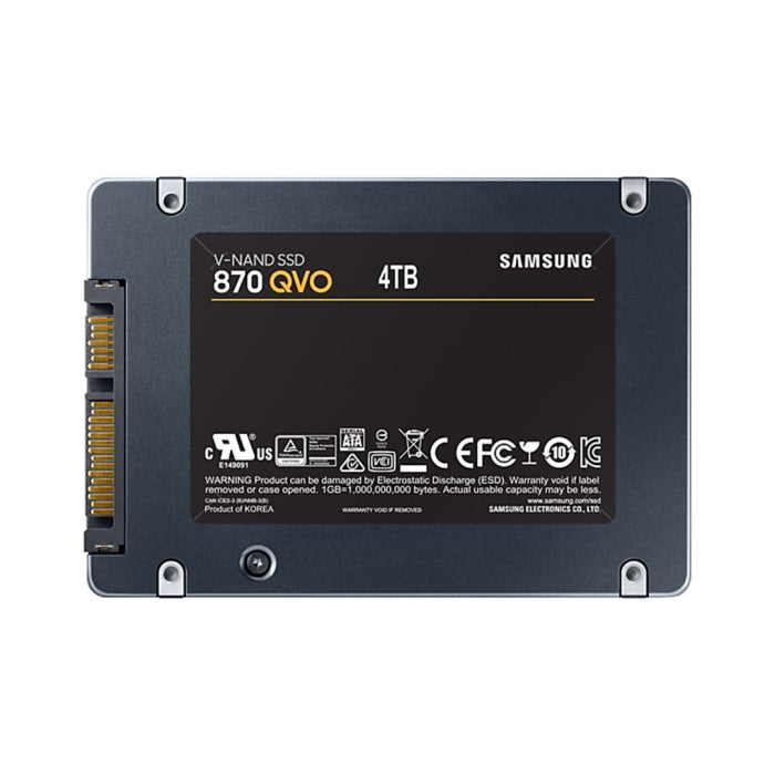 Samsung 870 QVO 4TB SATA 2.5" SSD Up to 560 MB/s Read Speed