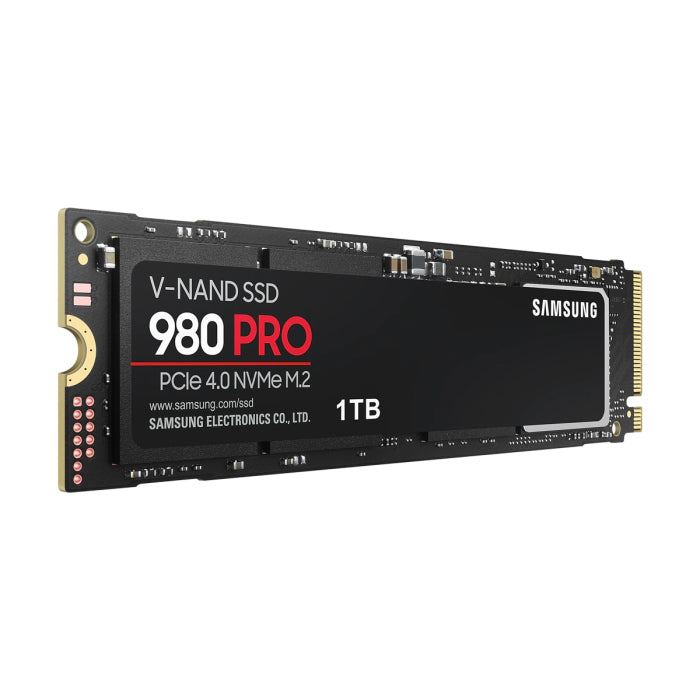 Samsung 980 Pro 1TB PCle 4.0 NVMe M.2 SSD R/W Up to 7,000/5000 MB/s