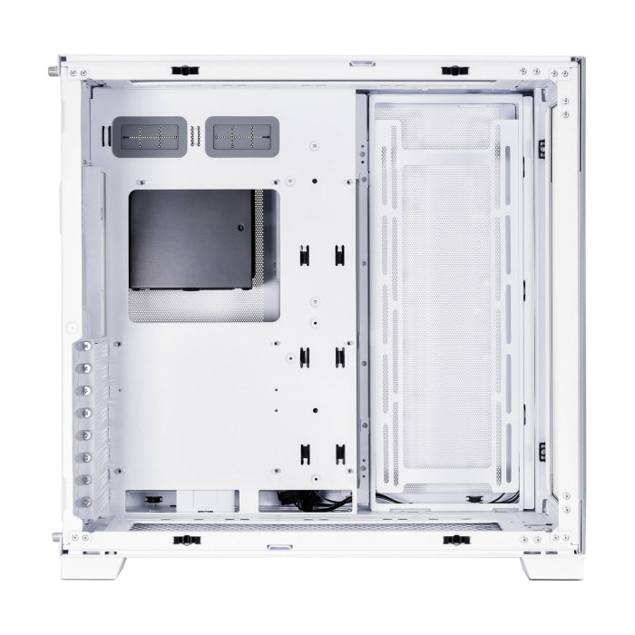 LIAN LI O11 Dynamic EVO Evolution Continues Aluminum Steel Tempered Glass ATX Mid Tower Case - White