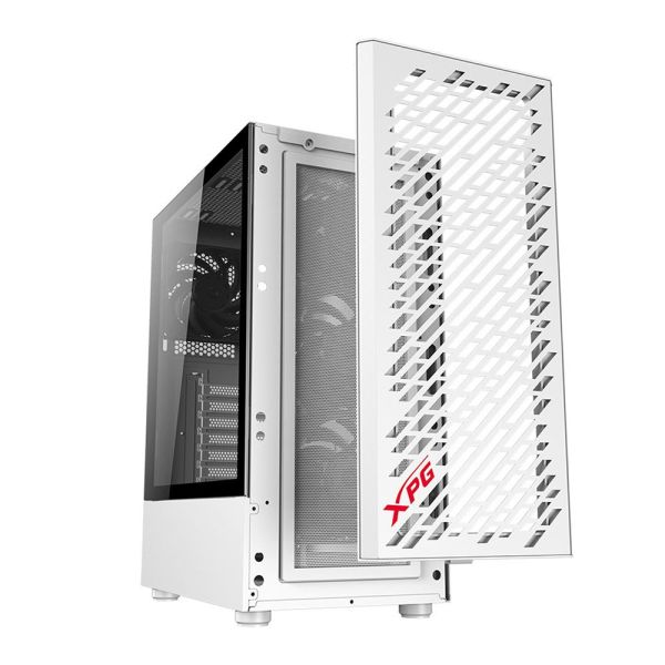 XPG VALOR AIR Mid Tower Chassis PC Case - White