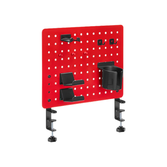 Twisted Minds Gaming Clamp Mount Pegboard - Red