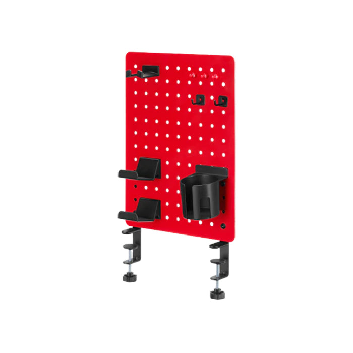 Twisted Minds Gaming Clamp Mount Pegboard - Red