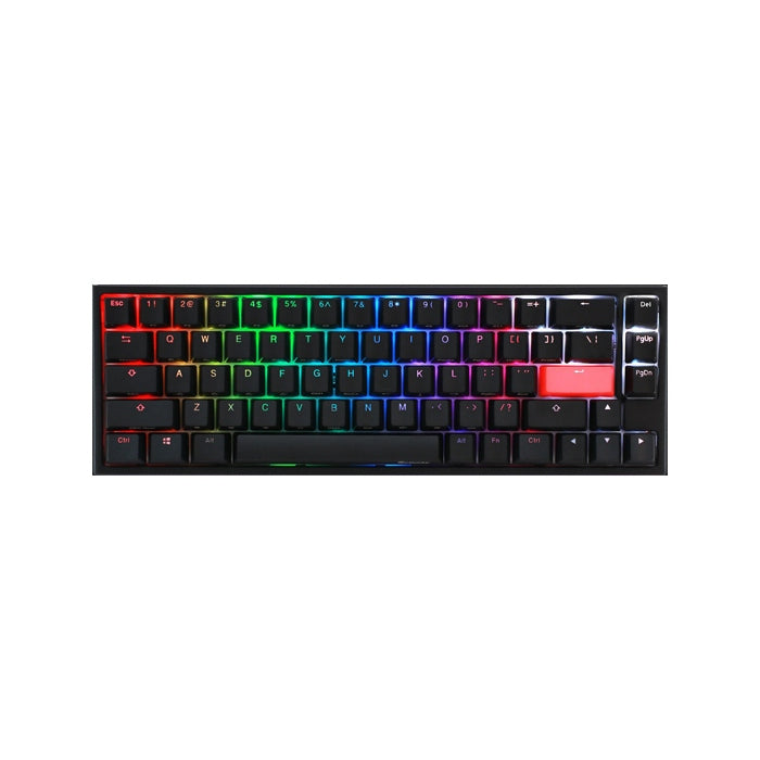 Ducky One 2 SF RGB Mechanical Compact (65%) Gaming Keyboard Cherry MX Red Switch