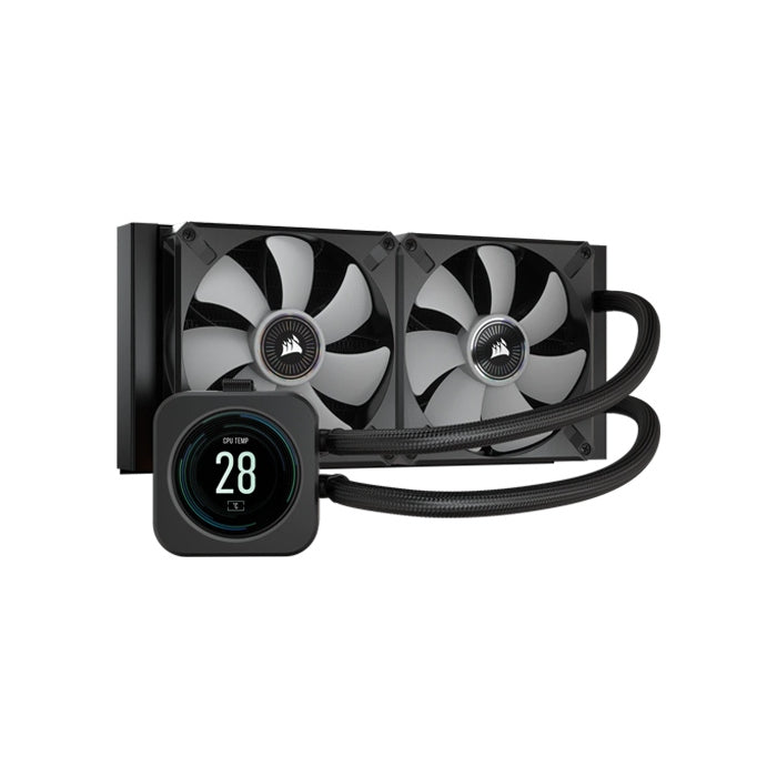 Corsair H100i Elite LCD Display Extreme Performance 240mm Liquid CPU Cooler