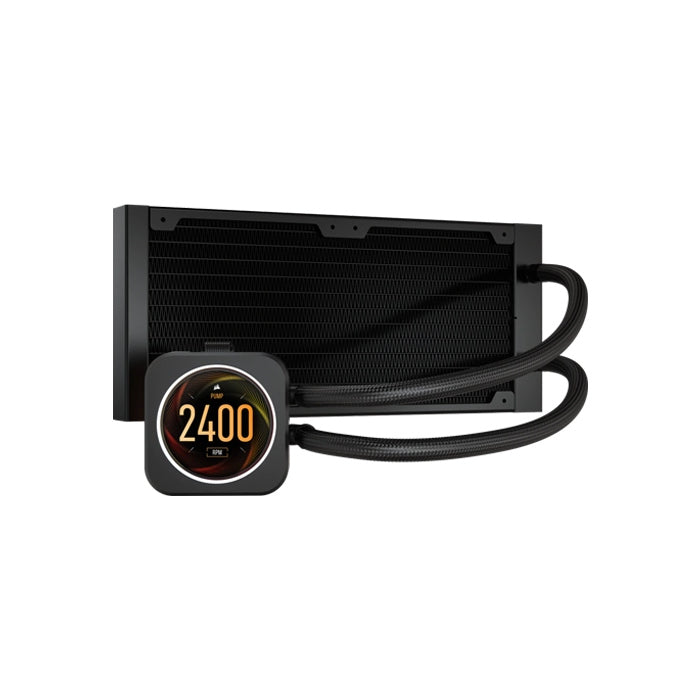Corsair H100i Elite LCD Display Extreme Performance 240mm Liquid CPU Cooler