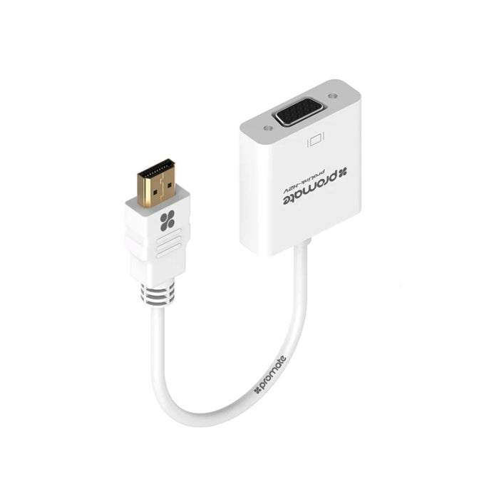 Promate Pro Link HDMI to VGA Adaptor Kit White