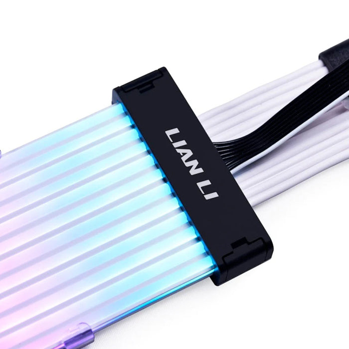 LIAN LI Strimer Plus V2 16-12 Addressable RGB 12VHPWR to 12VHPWR 320MM (12 x Light Guide) VGA Power Extension Cable