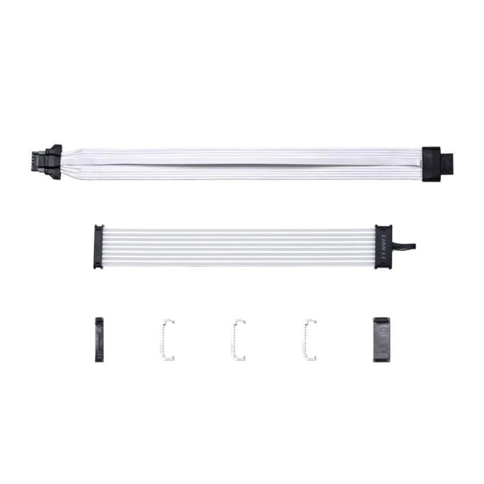 LIAN LI Strimer Plus 16-8 Addressable RGB 12VHPWR to 12VHPWR 320MM (8 x Light Guide) VGA Power Extension Cable