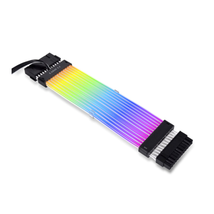 LIAN LI Strimer Plus V2 168-8 Addressable RGB 3x8 Pin 335MM (8 x Light Guide) VGA Power Extension Cable
