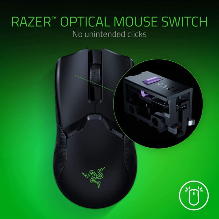 Razer Viper Ultimate Wireless/Wired Ambidextrous 20,000 DPI Chroma RGB Gaming Mouse
