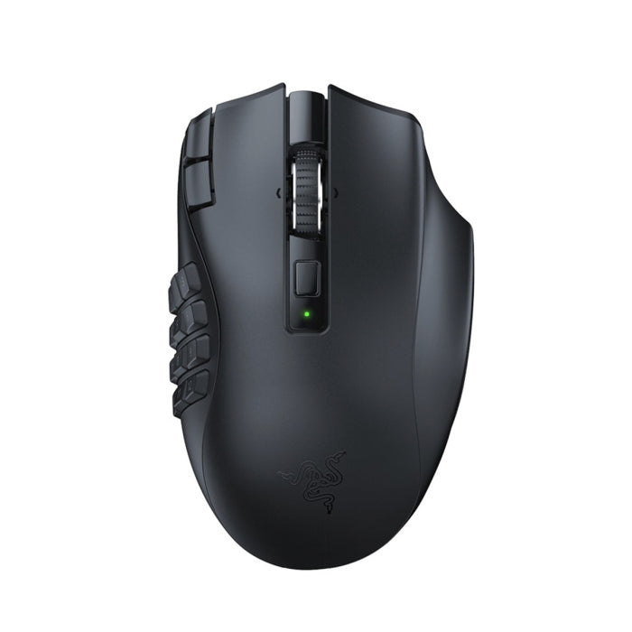 Razer Naga V2 Hyperspeed Ergonomic Wireless Mmo Gaming Mouse - Black