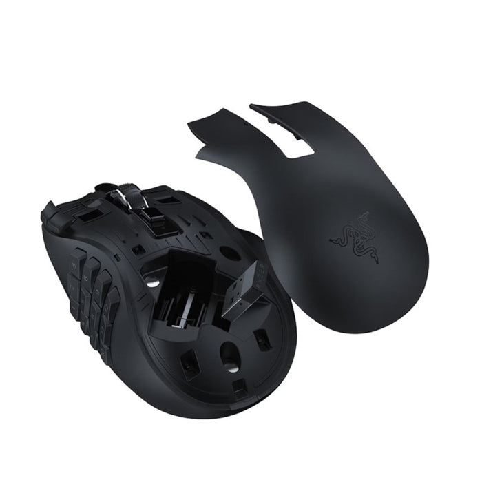 Razer Naga V2 Hyperspeed Ergonomic Wireless Mmo Gaming Mouse - Black