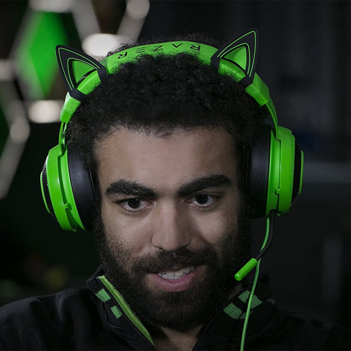 Razer Kitty Ears For Razer Kraken Headphones - Green