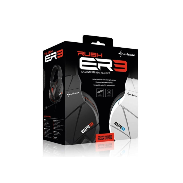 Sharkoon RUSH ER3 Gaming Stereo Headset - Black
