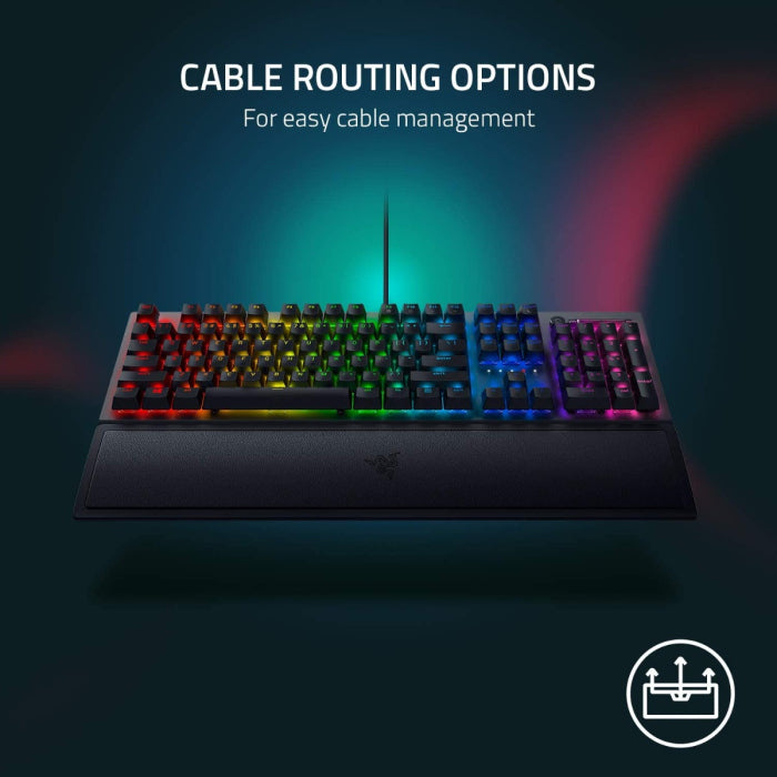 Razer BlackWidow V3 Mechanical RGB Gaming Keyboard Green Switch With Wrist Rest