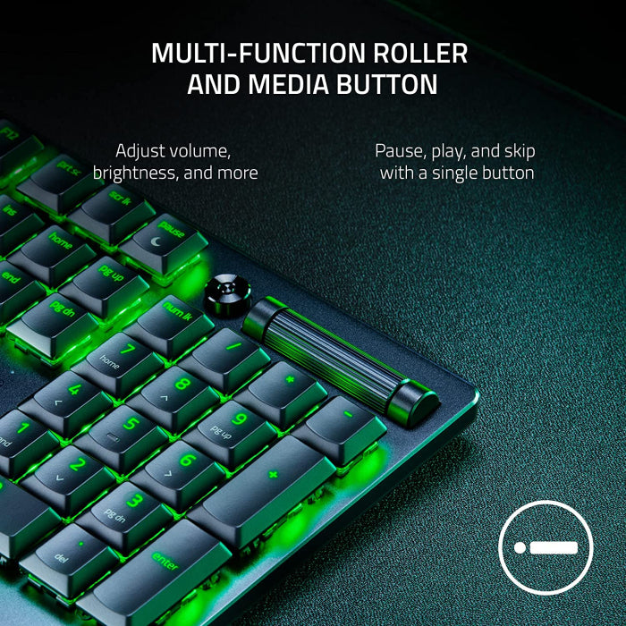 Razer DeathStalker V2 Pro Wireless Low Profile Optical Gaming Keyboard Linear Optical Switch (Red) Ultra-Long 40-Hour Battery Life