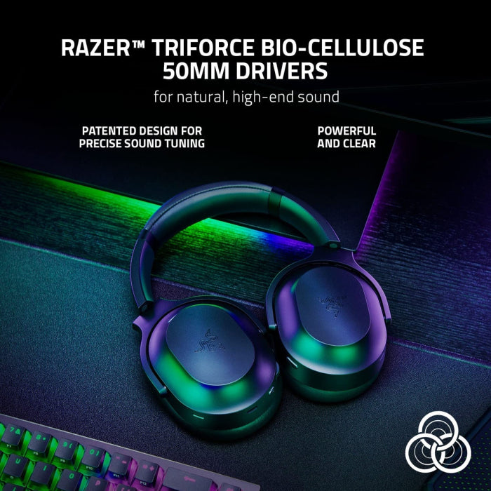 Razer Barracuda Pro Bluetooth Wireless Gaming Headset With Hybrid ANC For PC Playstation Android Mobile - Black