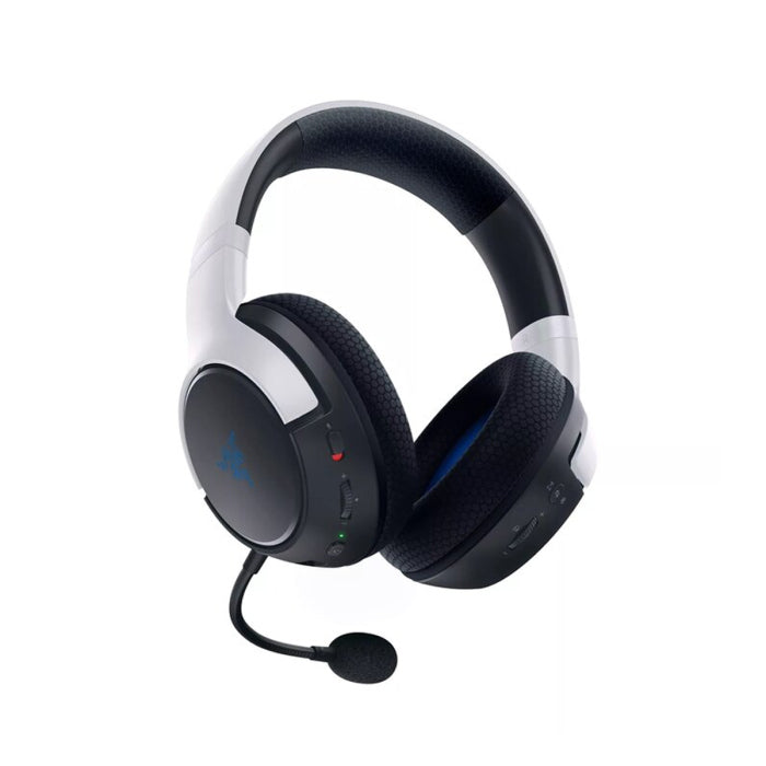 Razer Kaira HyperSpeed Wireless Multi Platform Gaming Headset With Haptics for PS5 - Black/White