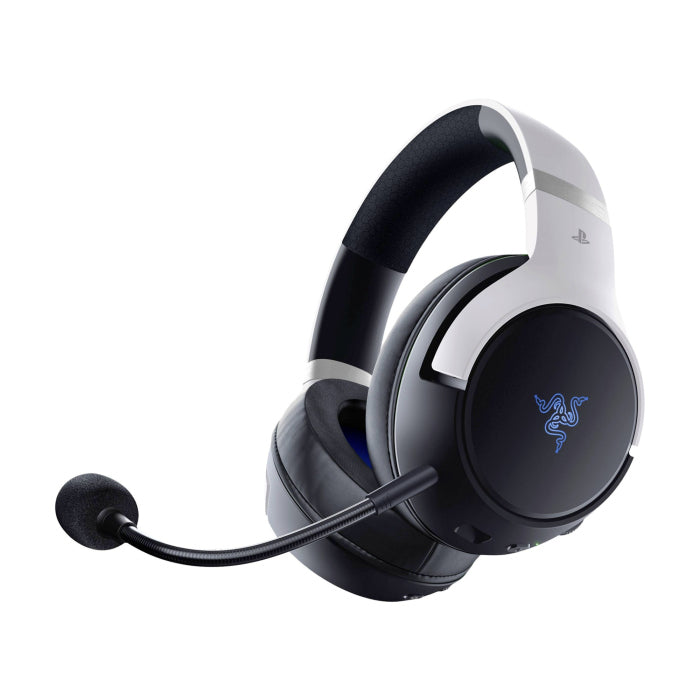 Razer Kaira Pro Hyper Speed Wireless/Bluetooth Multi-Platform Gaming Headset With Haptics For PS5/PC & Mobile Devices Black/White