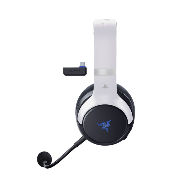 Razer Kaira Pro Hyper Speed Wireless/Bluetooth Multi-Platform Gaming Headset With Haptics For PS5/PC & Mobile Devices Black/White