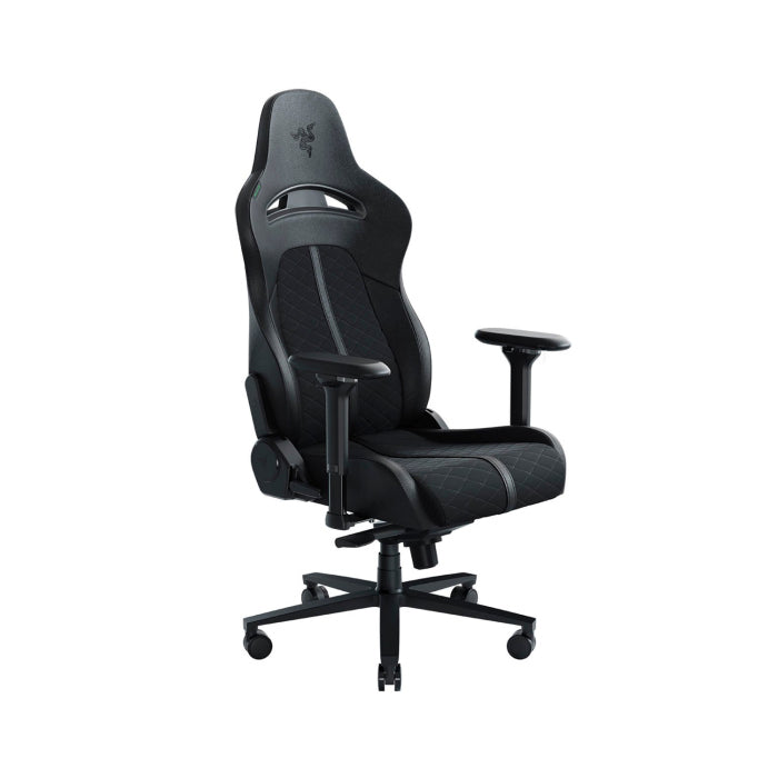 Razer Enki Gaming Chair, For All Day Comfort Built-in Lumbar Arch Optimized Cushion Density, 4D Armrests - Black