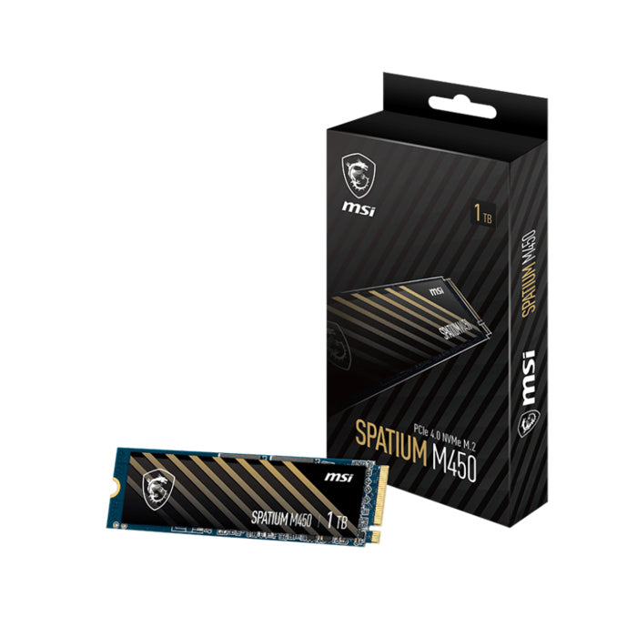 MSI SPATIUM M450 PCIe 4.0 1TB NVMe M.2 SSD