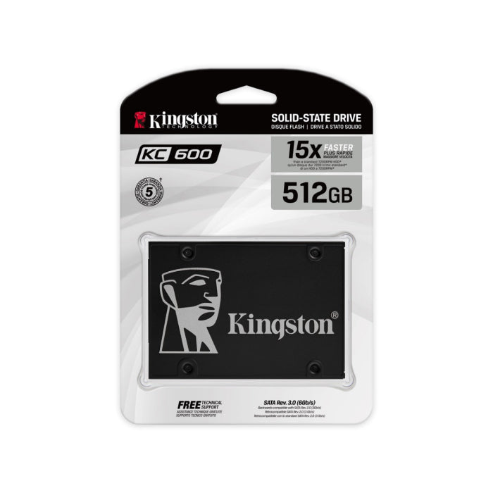 Kingston KC600 512GB SATA SSD 2.5"