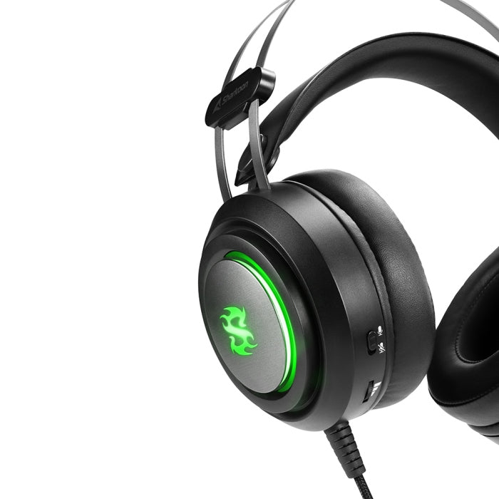 Sharkoon Skiller SGH30 Virtual 7.1 RGB USB Gaming Headset For PC,PS5/PS4
