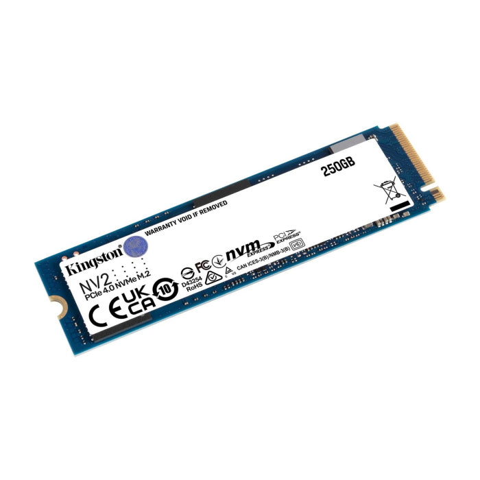 Kingston NV2 250GB M.2 NVMe SSD Up to 3000 MB/s