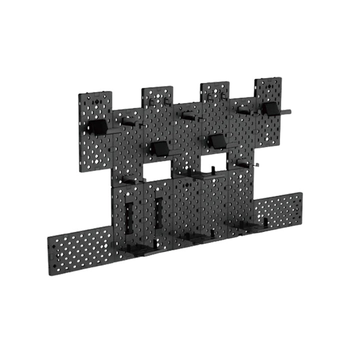 Twisted Minds Wall Mounted Modular Gaming Pegboards - Black