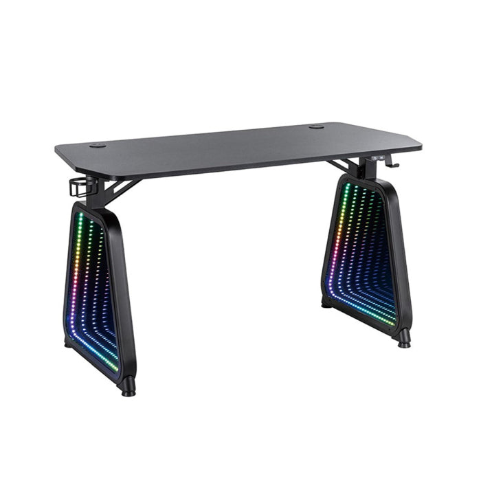 Twisted Minds Infinity Gaming Desk Mirrors Legs