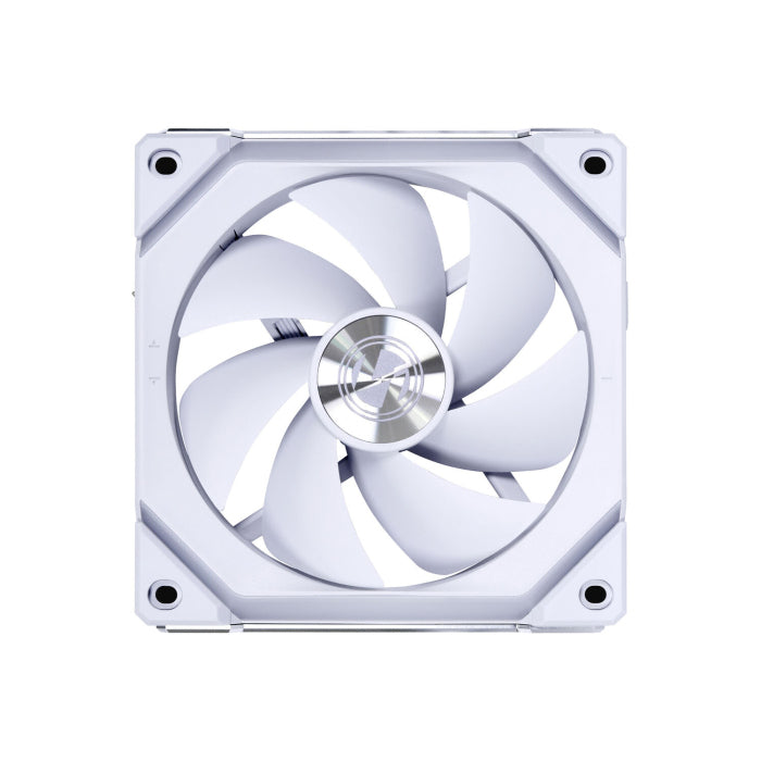 LIAN LI UNI FAN SL120 V2 RGB Revolutionized Daisy-Chain 3-in-1 Pack ARGB Fan With ARGB Controller - White