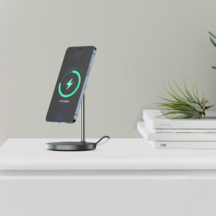 Choetech 2 in 1 Magleap Charger + 20W Charger - Grey&Silver