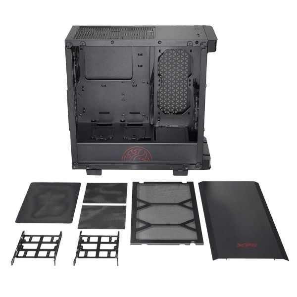 XPG INVADER Mid-Tower Gaming PC Chassis Case -Black
