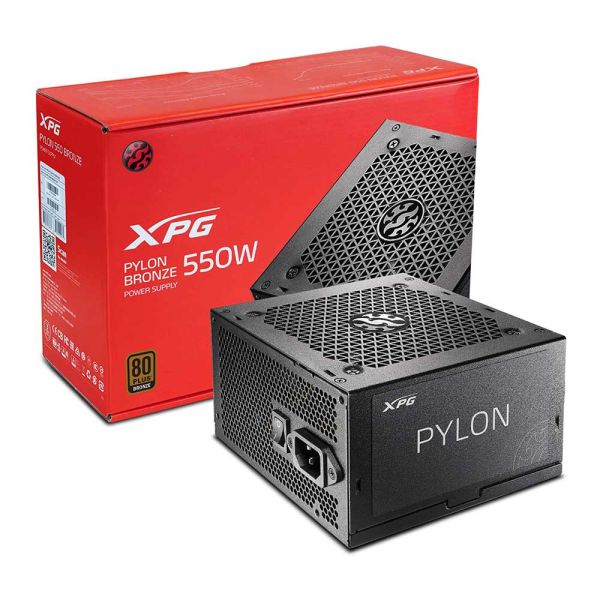 XPG PYLON 550W Bronze - Desktop Power Supply Bronze - Black