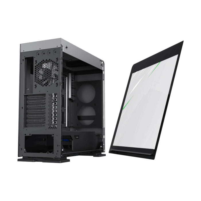 GameMax VEGA Pro Full Tower Tempered Glass Side Panel Case With 1 ARGB Fans - Grey