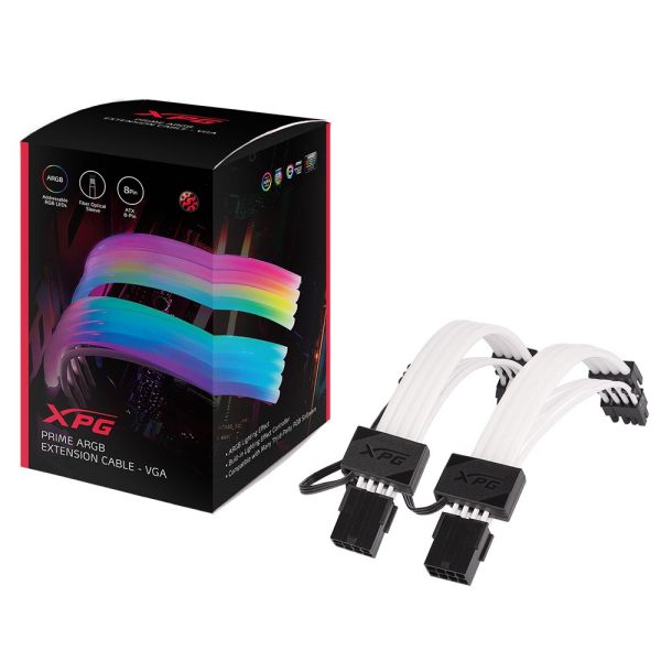 XPG Prime ARGB VGA Extension Cable - White