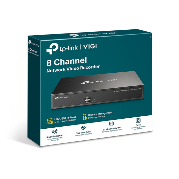 TP-Link VIGI 8 Channel Network Video Recorder
