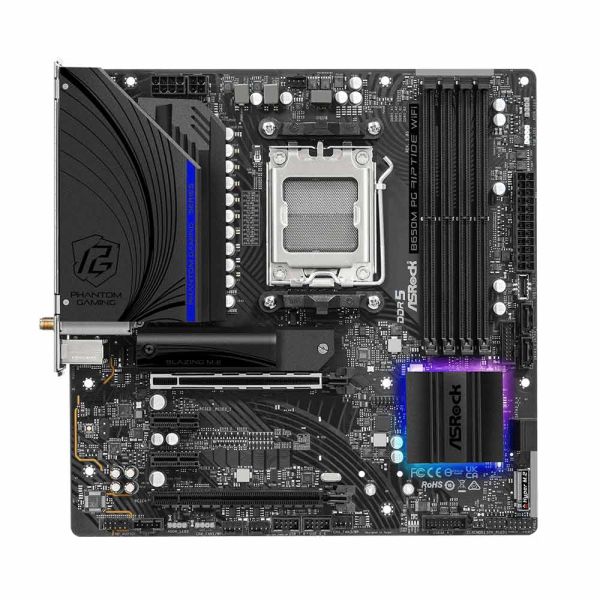ASRock B650M PG Riptide WiFi - AMD Ryzen 7000 Series Processors - Motherboard
