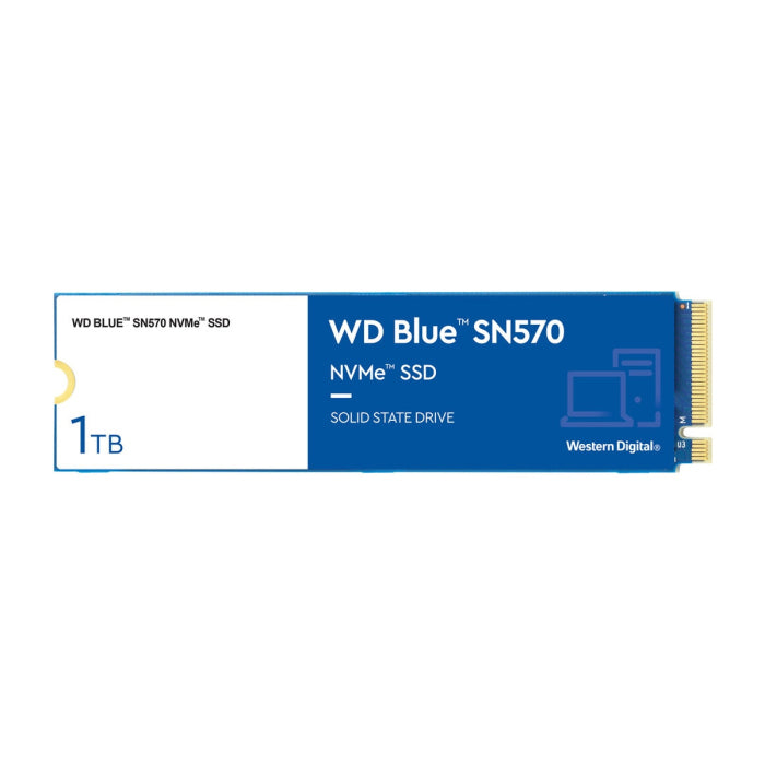 WD Blue SN570 1TB M.2 2280 Gen3 x4 PCIe 8Gb/s NVMe SSD RW 3500/3000MB/s