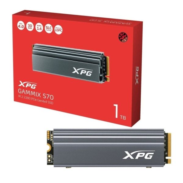 XPG Gammix S70 1TB SSD Internal Solid State Drive - Silver