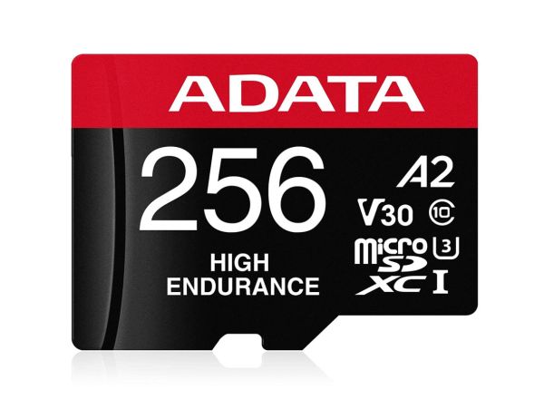 ADATA High Endurance MicroSDXC/SDHC UHS-I Card - Memory Card - 256GB