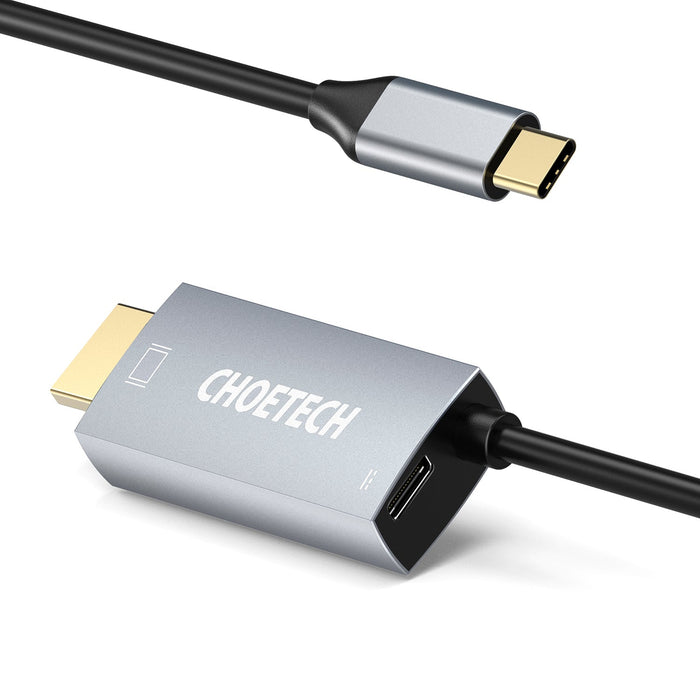 CHOETECH USB-C to HDMI Cable with PD Charging